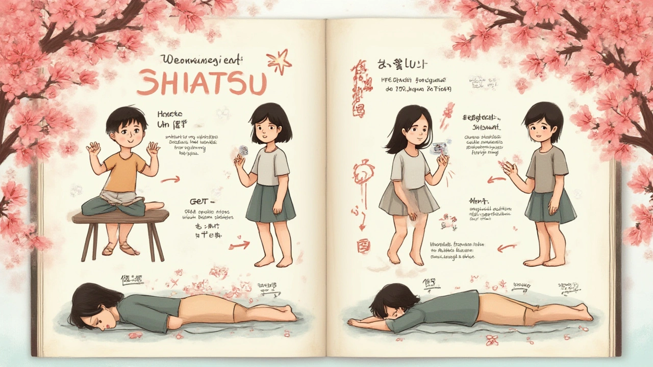 Základní techniky domácí Shiatsu masáže krok za krokem