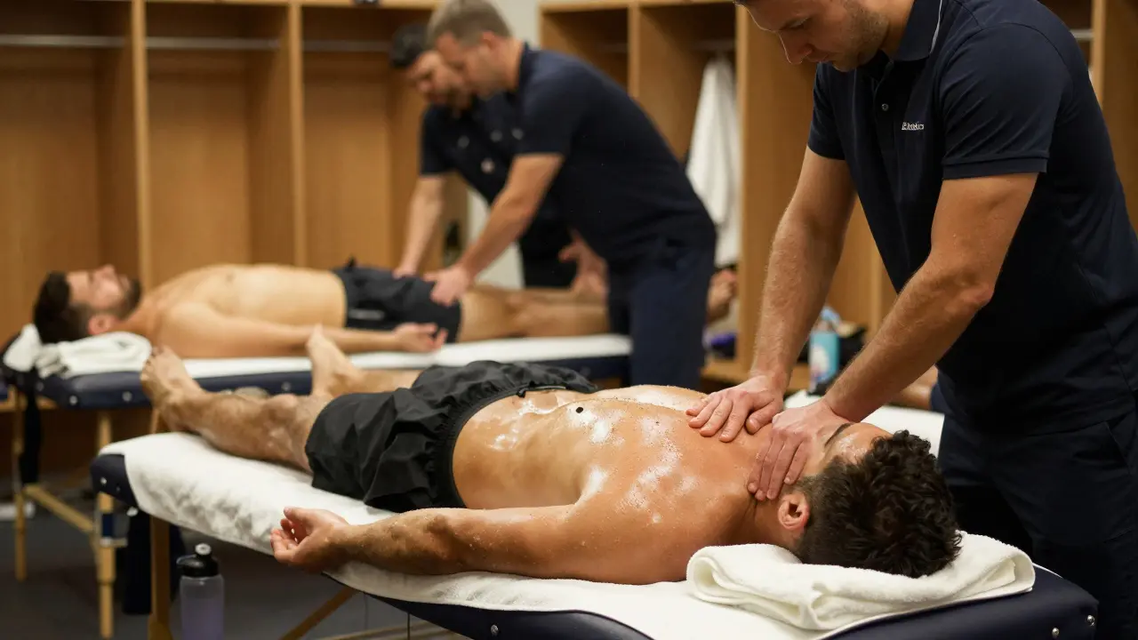 Jak sportovní masáž zvyšuje výkon ve týmových sportech